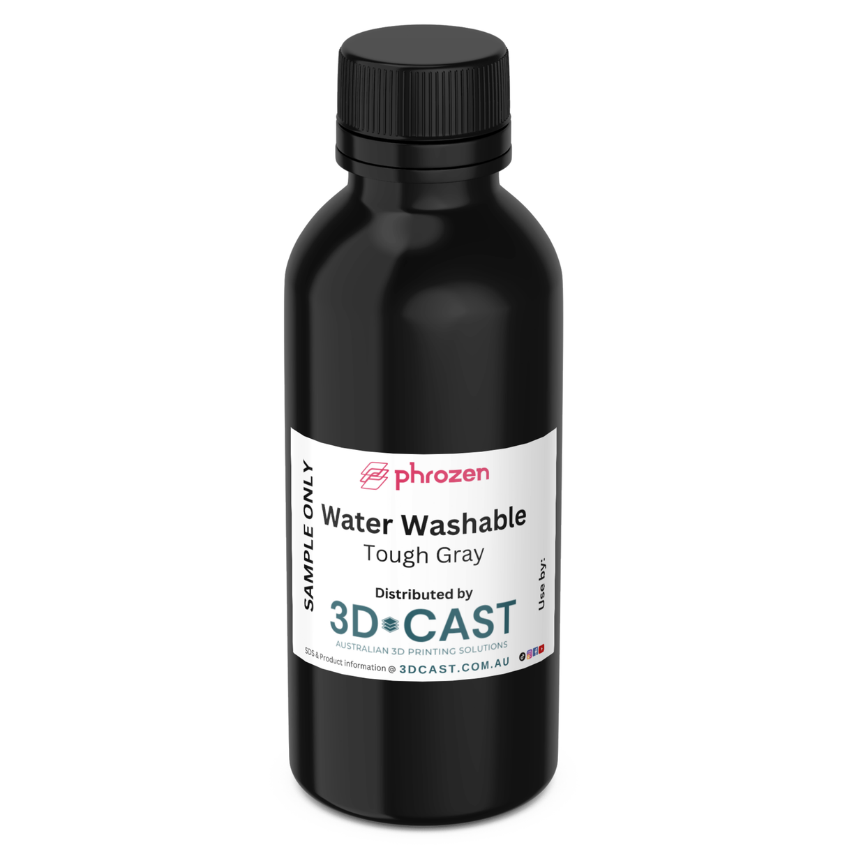 Phrozen Water Washable Tough 3D Printer Resin Sample Bottle