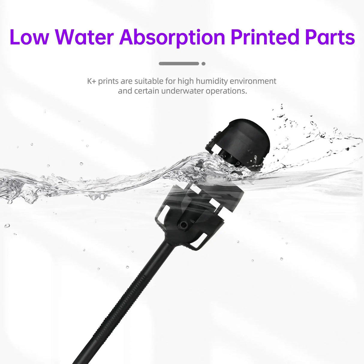 Resione K Plus Black Tough ABS-Like 3D Printer Resin Resione