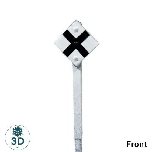 HO Scale Approach Board 3D Cast