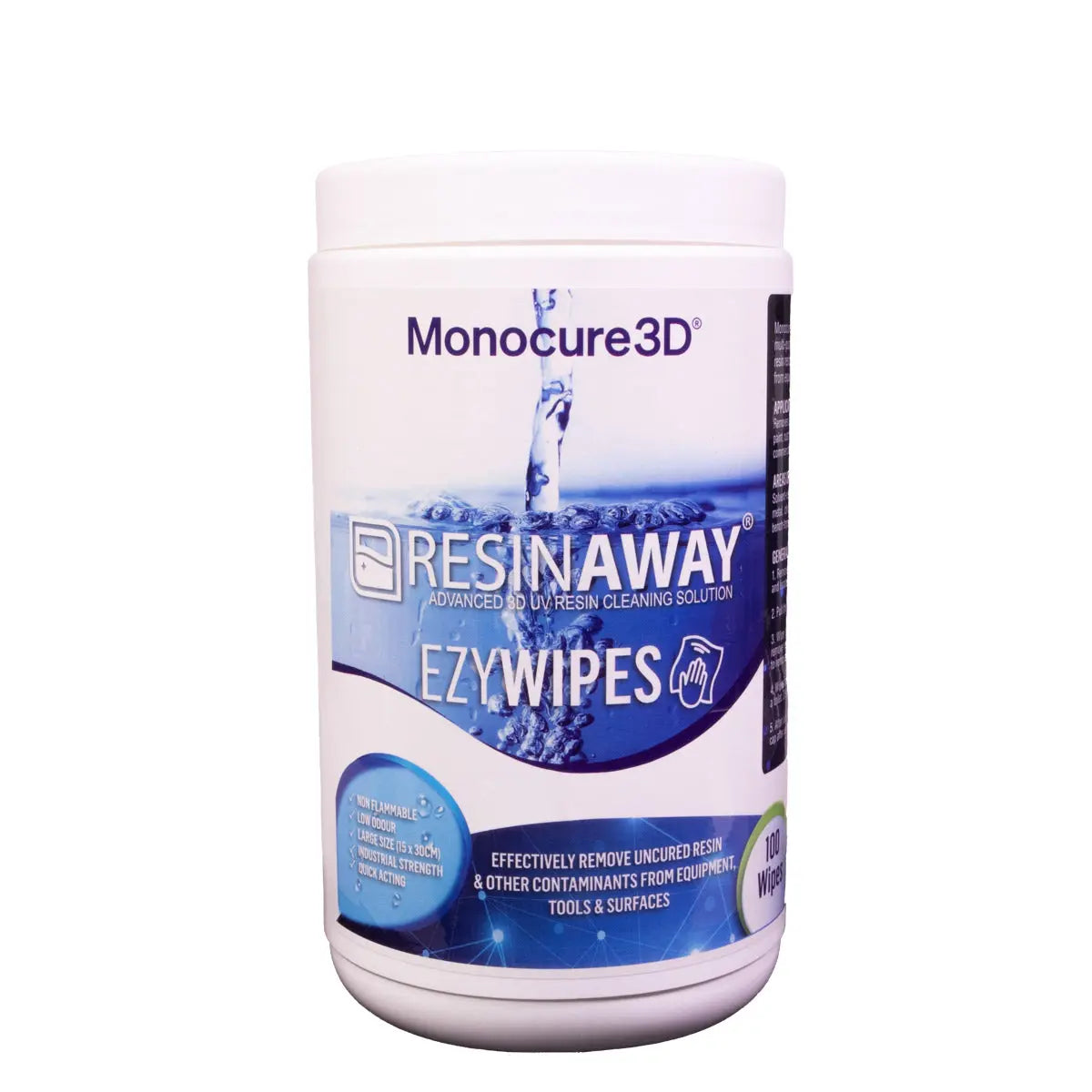 Monocure3D ResinAway EZY-WIPES