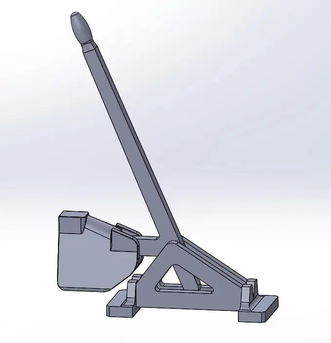 N Scale CCW lever 4pce