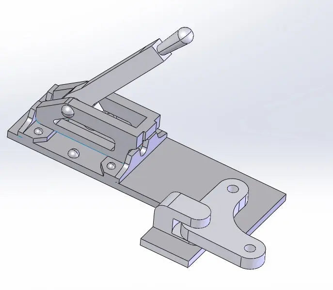 N Scale WSA point lever Normal Position with Crank right 4pce