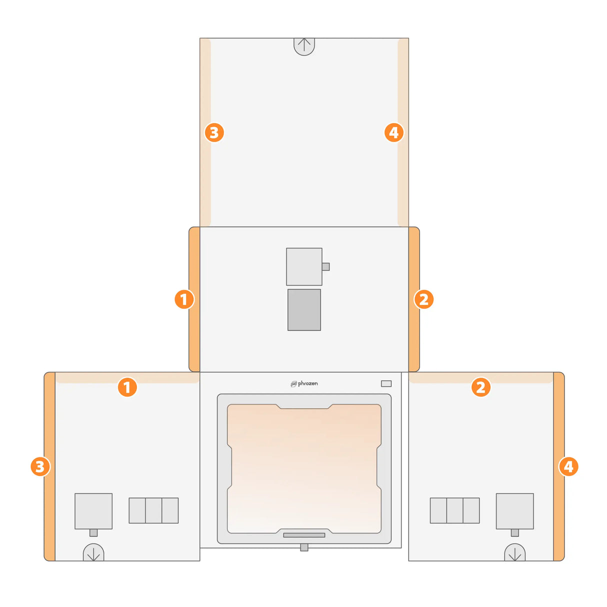 Phrozen 3D Printer Enclosure Mega Phrozen