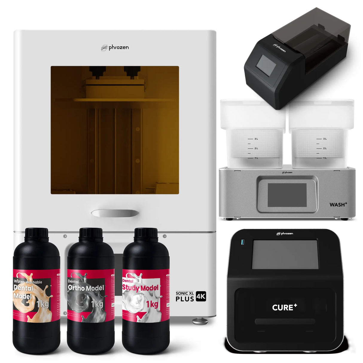 Phrozen Dental XL 4K Plus 3D Printer Complete Production System