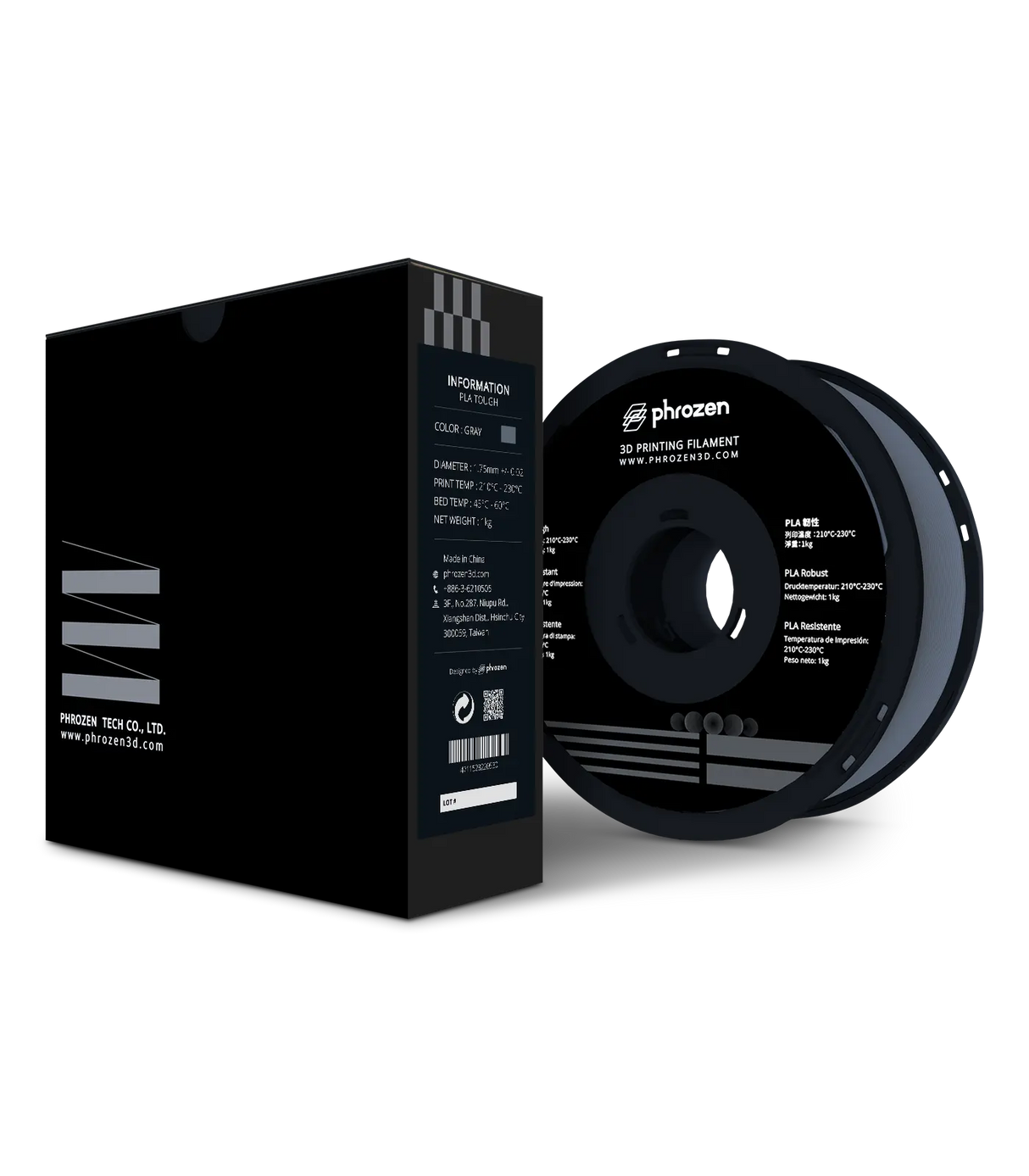 Phrozen Tough PLA Filament Gray Phrozen