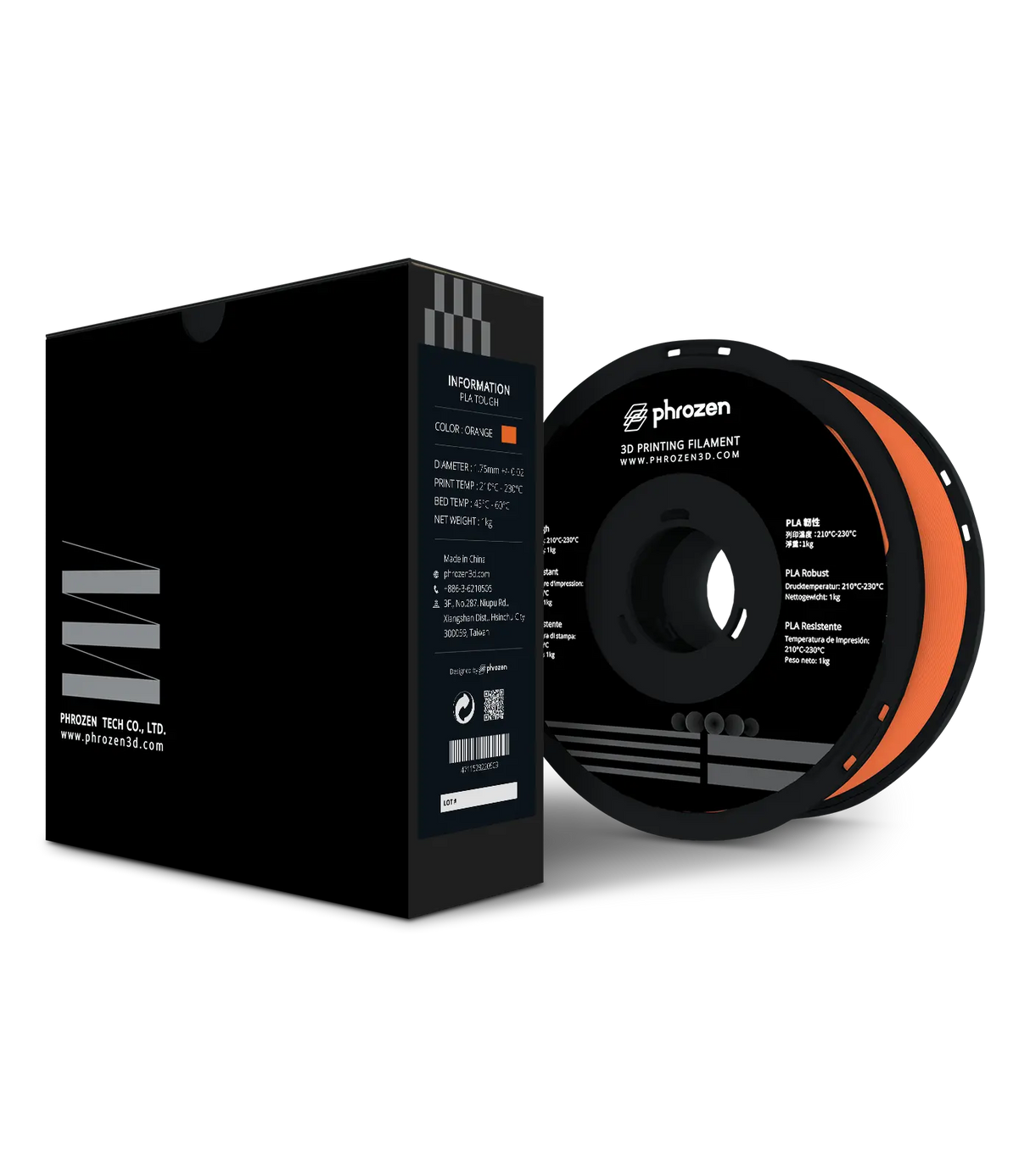 Phrozen Tough PLA Filament Orange Phrozen