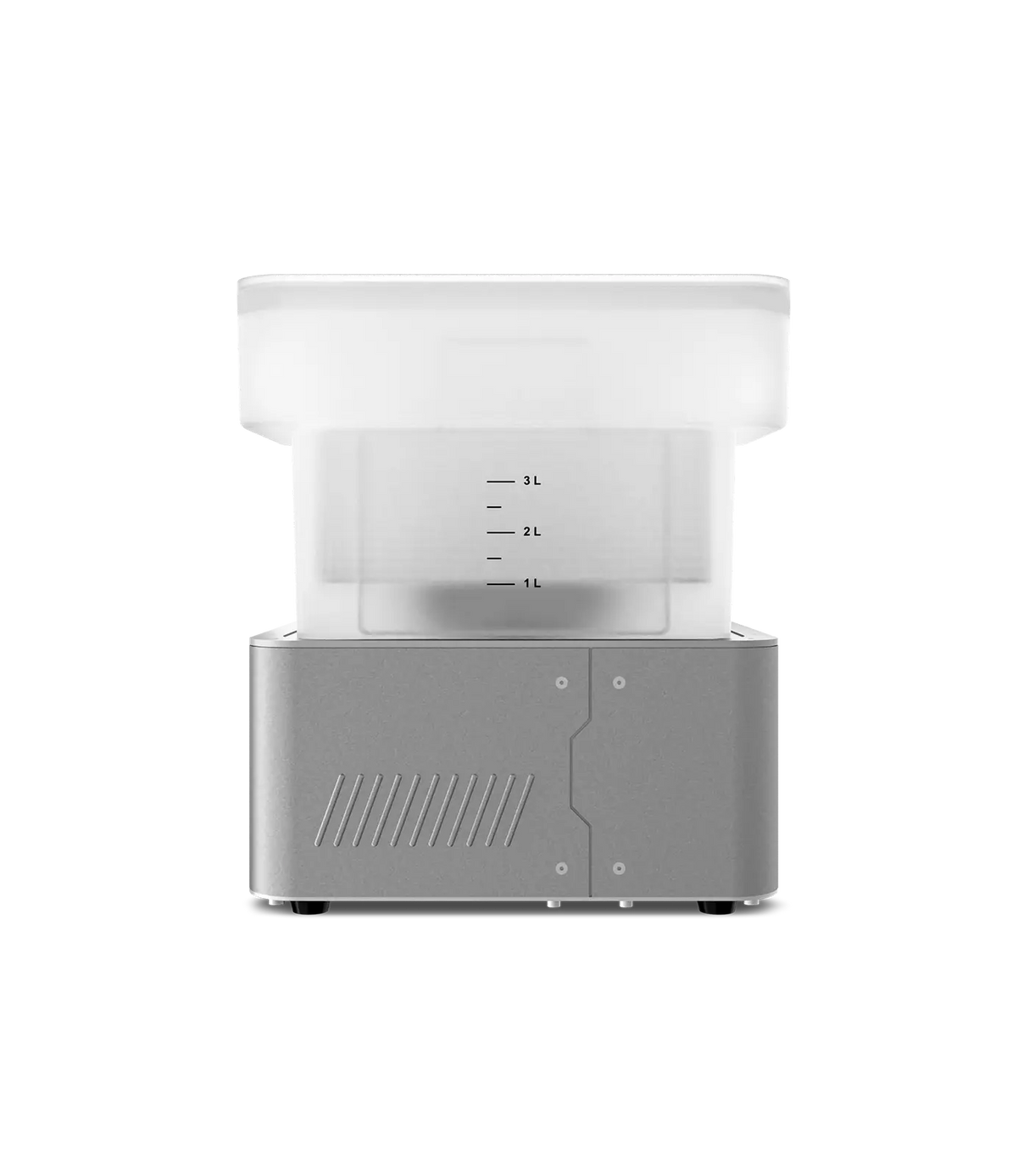 In-use view of Phrozen Wash+ small bucket washing dental resin prints