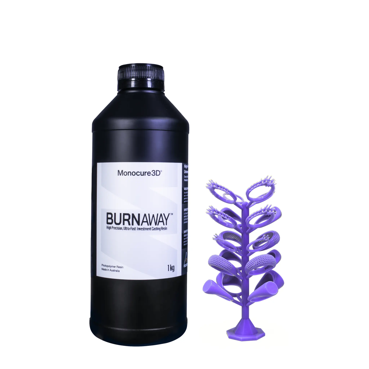 Monocure3D Burnaway Castable 3D Printer Resin Monocure3d