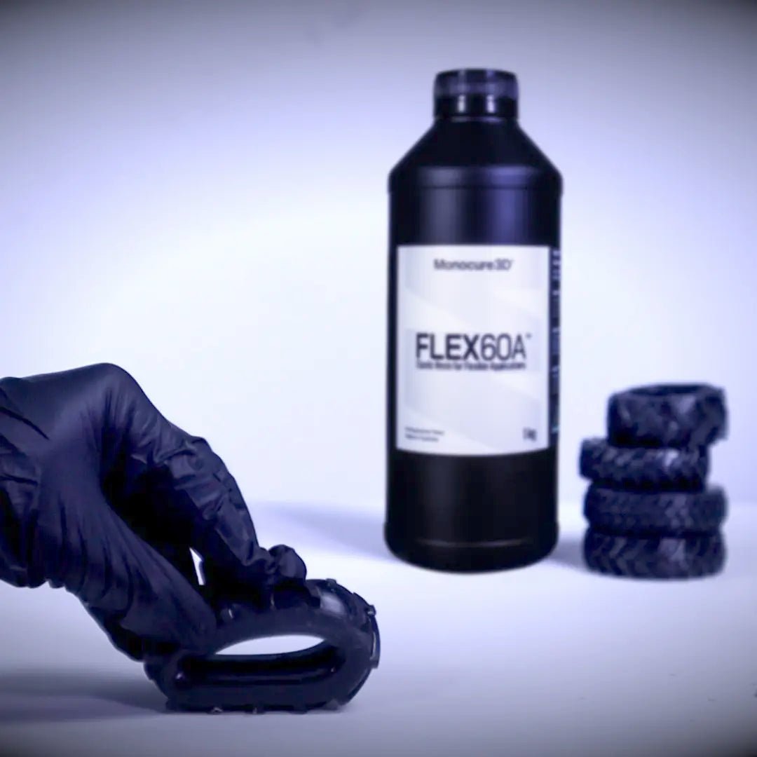 Monocure3d - Monocure3d Flex60A Black - 3d printing resin - 3D Cast