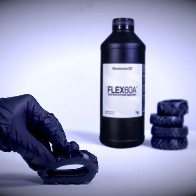 Monocure3d - Monocure3d Flex60A Black - 3d printing resin - 3D Cast