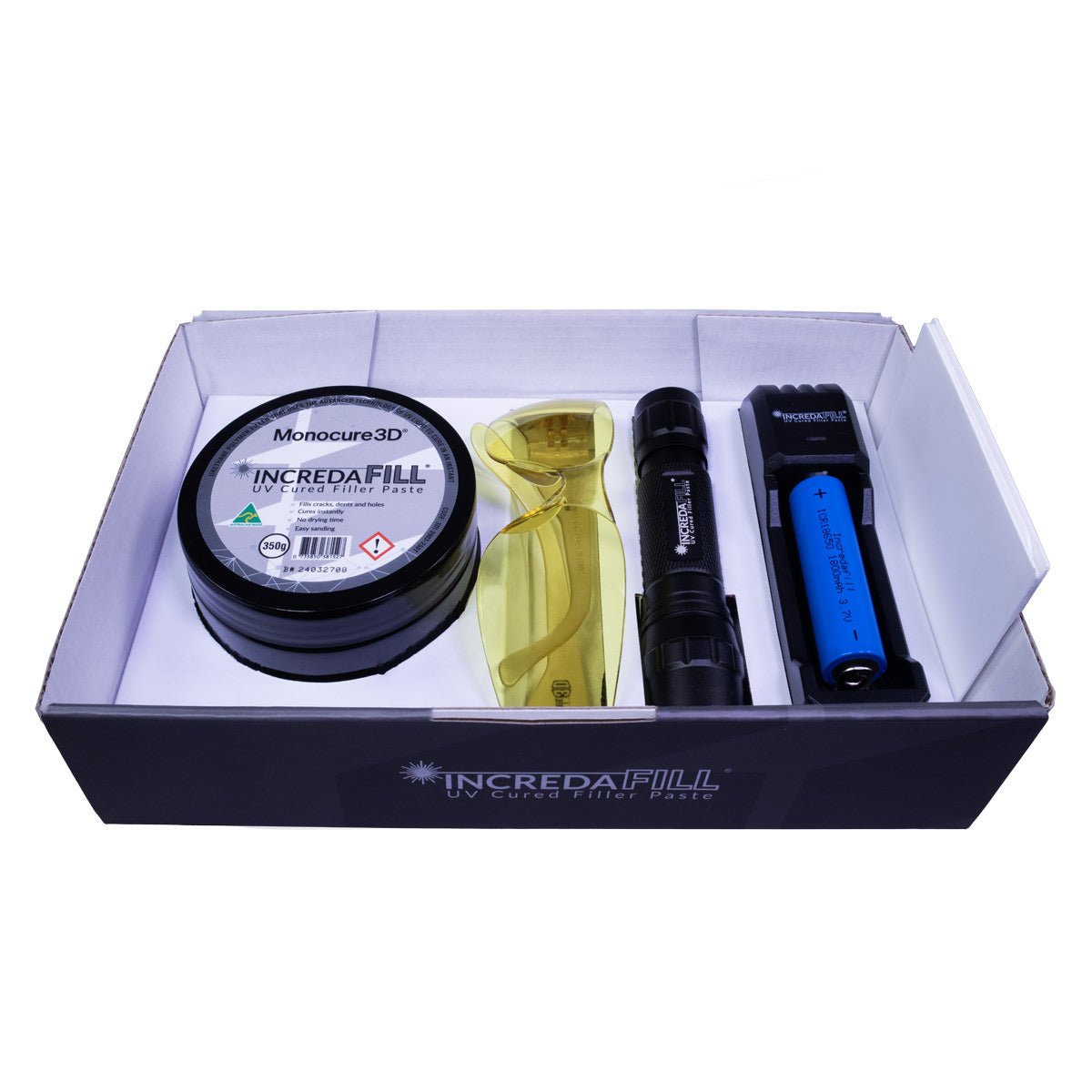 Monocure3d - Monocure3d Incredafill® – Ultimate Starter Kit (350g) - 3D Printing Accessories - 3D Cast