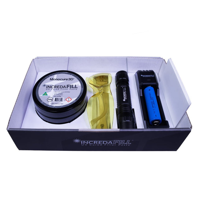Monocure3d - Monocure3d Incredafill® – Ultimate Starter Kit (350g) - 3D Printing Accessories - 3D Cast