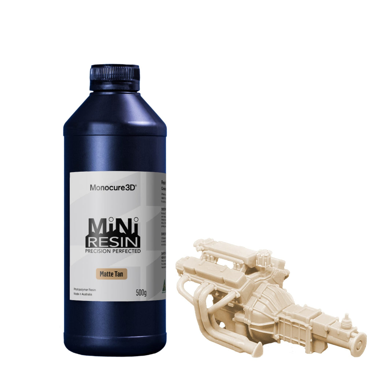 Monocure3d - Monocure3d Mini Resin Tan - 3d printing resin - 3D Cast