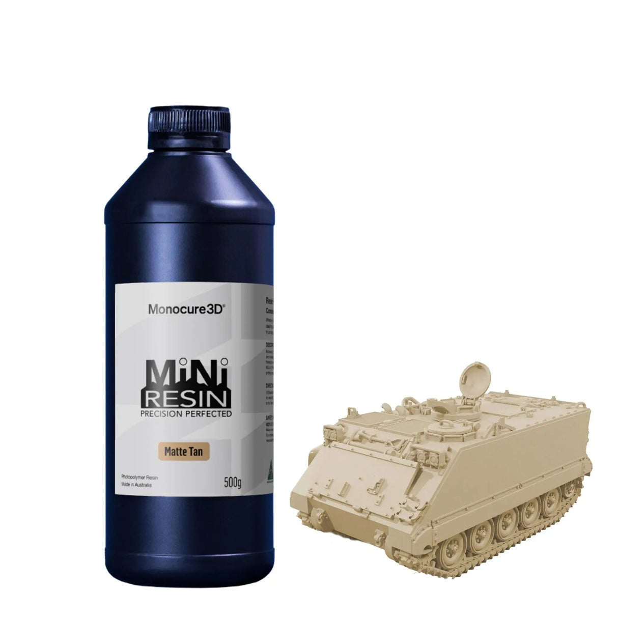 Monocure3D Mini Resin Tan 3D Printer Resin Monocure3d