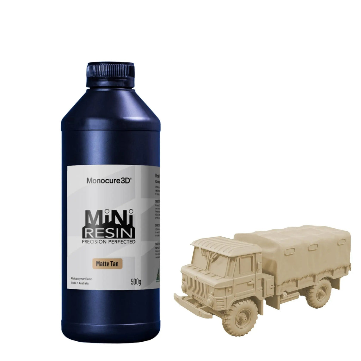 Monocure3D Mini Resin Tan 3D Printer Resin Monocure3d