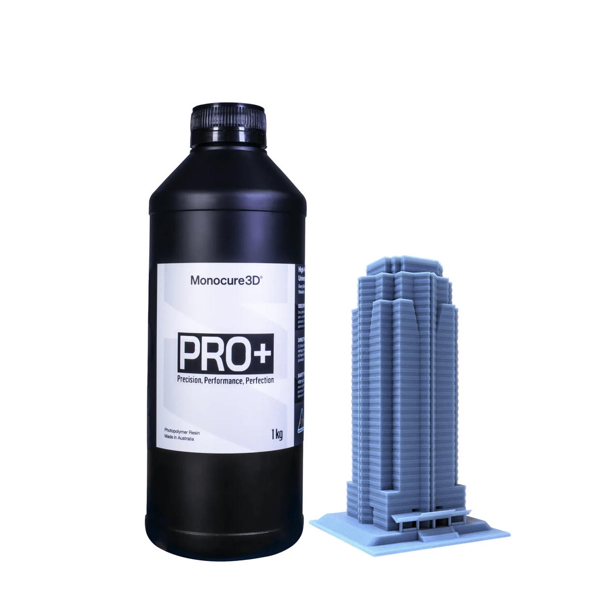 Monocure3D Pro+ Shark Grey 3D Printer Resin Monocure3d