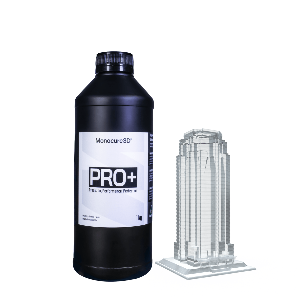 Monocure3d - Monocure3d Pro+ Ultra Clear - 3d printing resin - 3D Cast