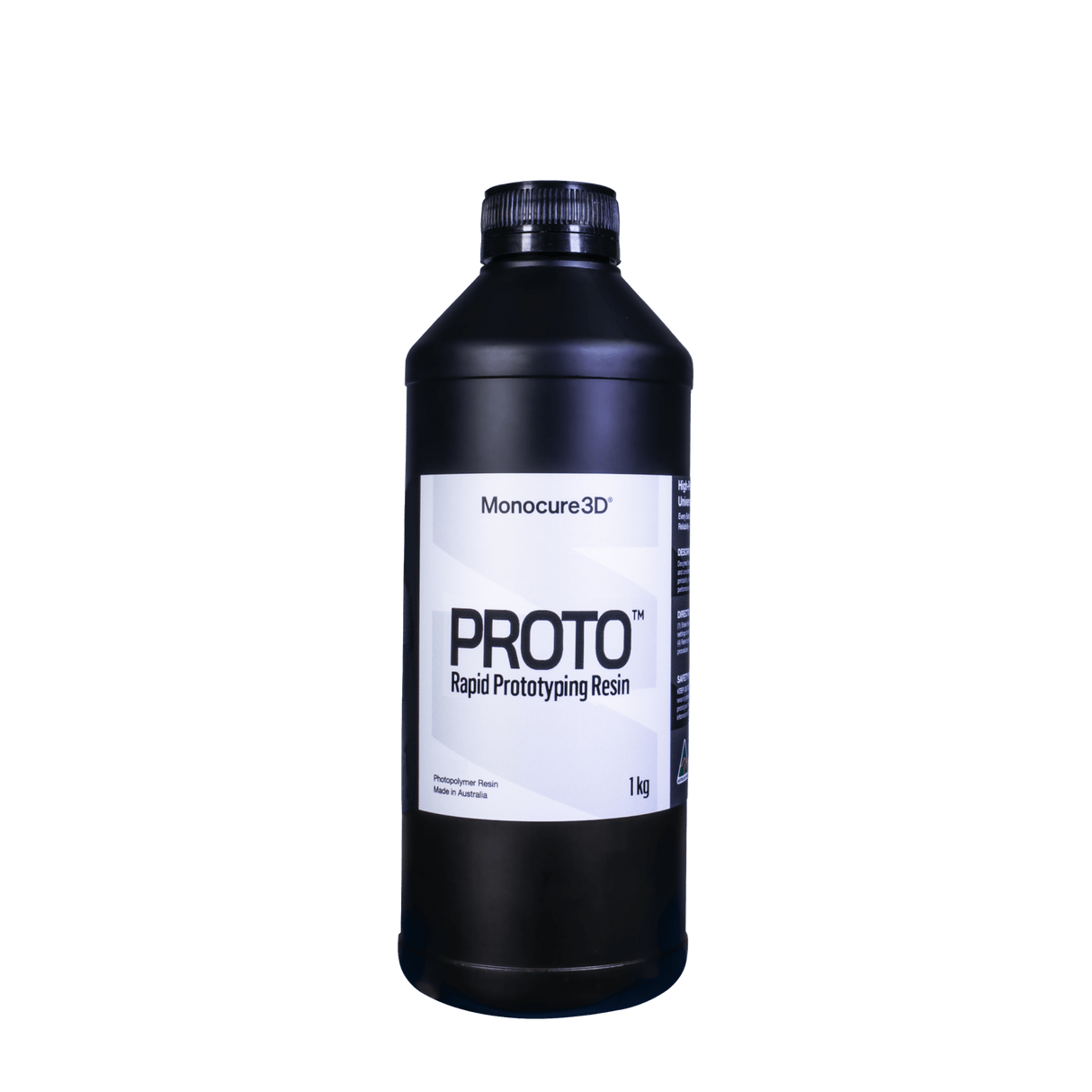 Monocure3d - Monocure3d PROTO™ Resin Black - 3d printing resin - 3D Cast
