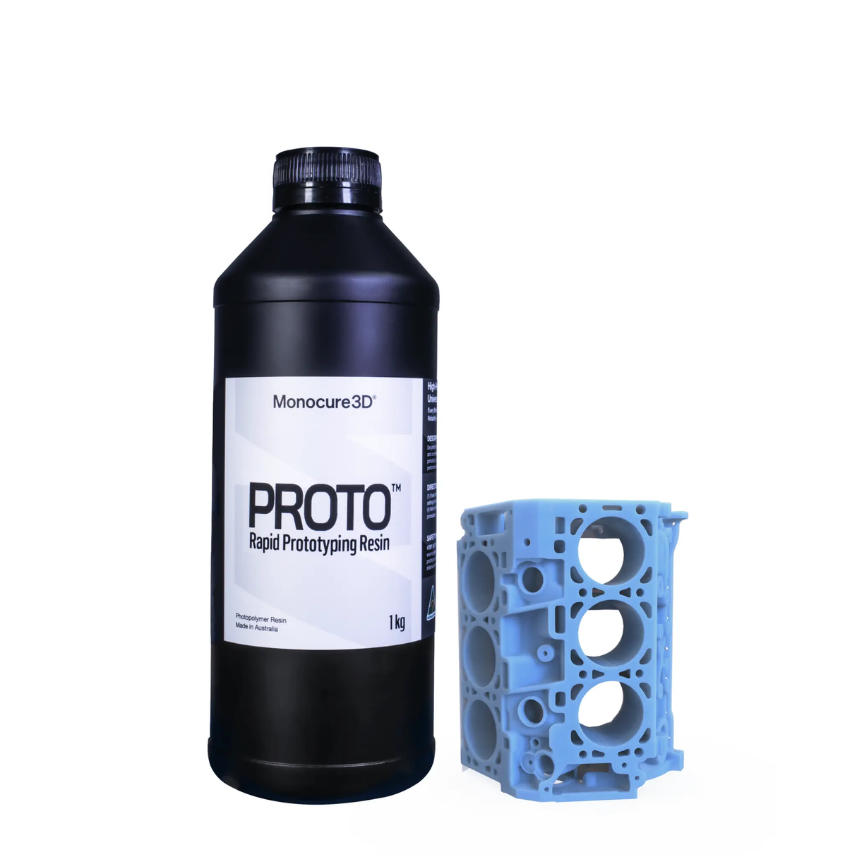 Monocure3D PROTO Resin Shark Grey 3D Printer Resin Monocure3d