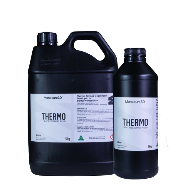 Monocure3d - Monocure3D Thermo High Heat Dental Model 3D printer Resin MSLA - 3D Printer Resin - 3D Cast