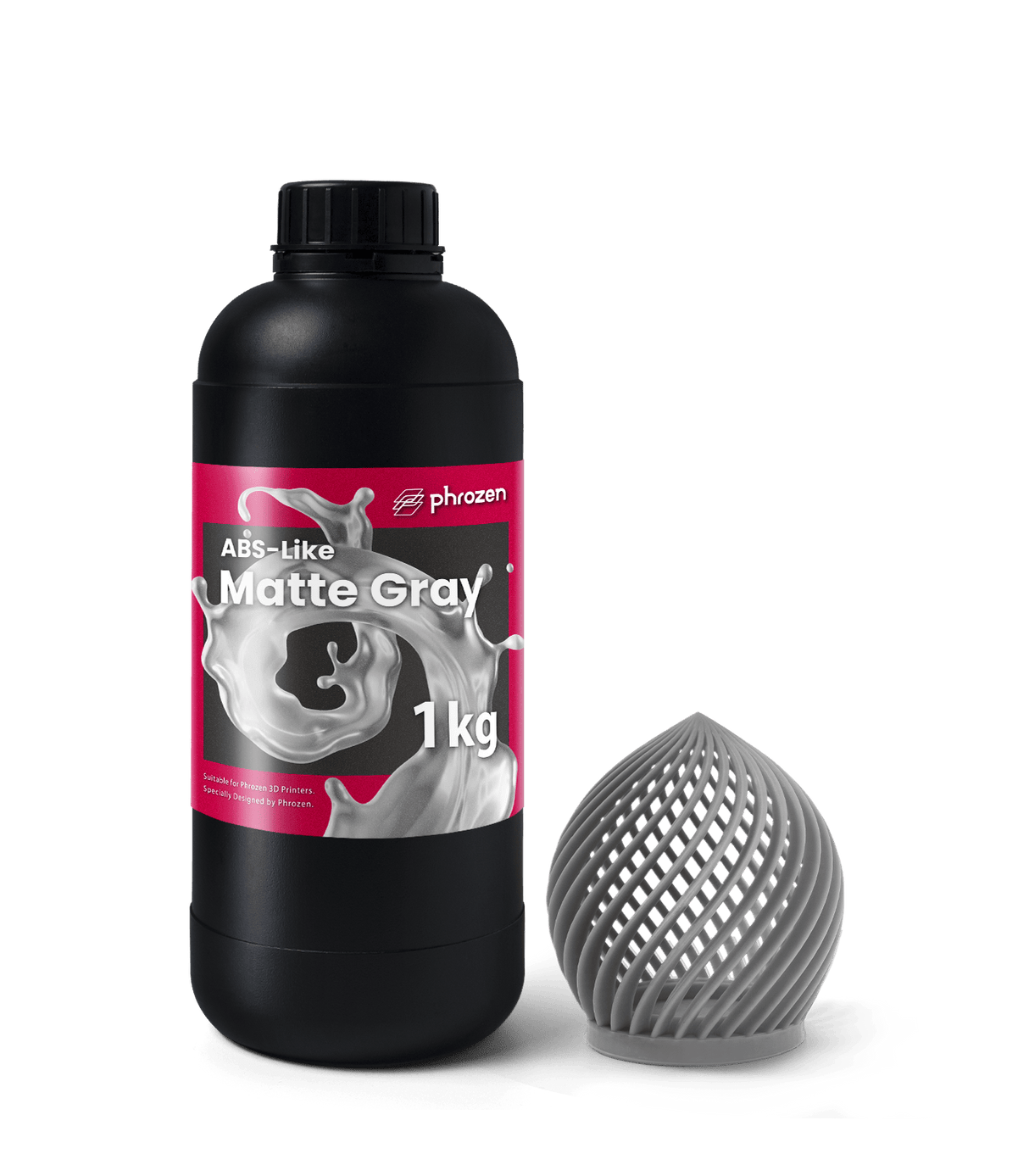 Phrozen ABS Like Matte Gray 3D Printer Resin Phrozen