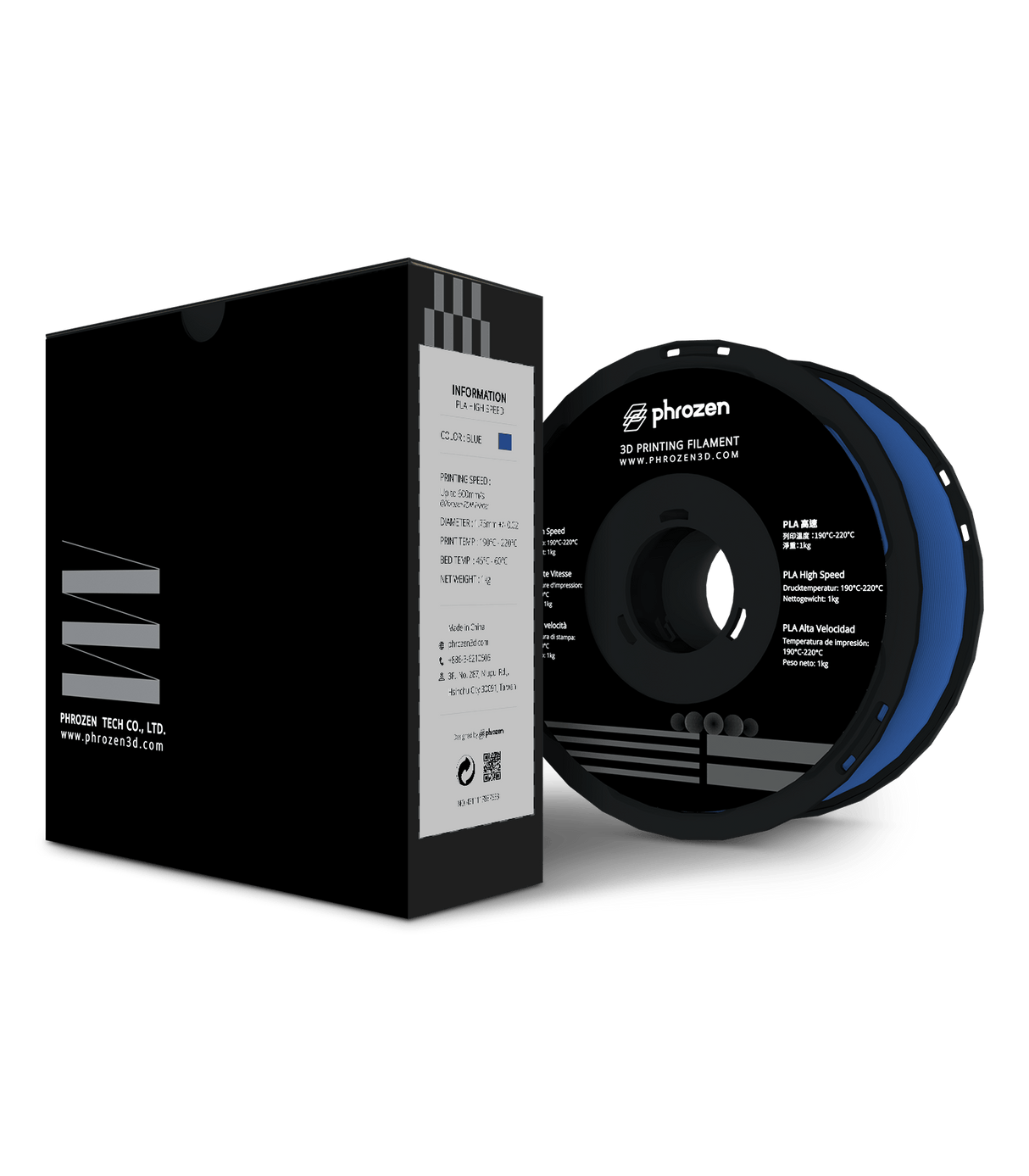 Phrozen - Phrozen High Speed PLA 1kg Blue - 3D Printing Filament - 3D Cast