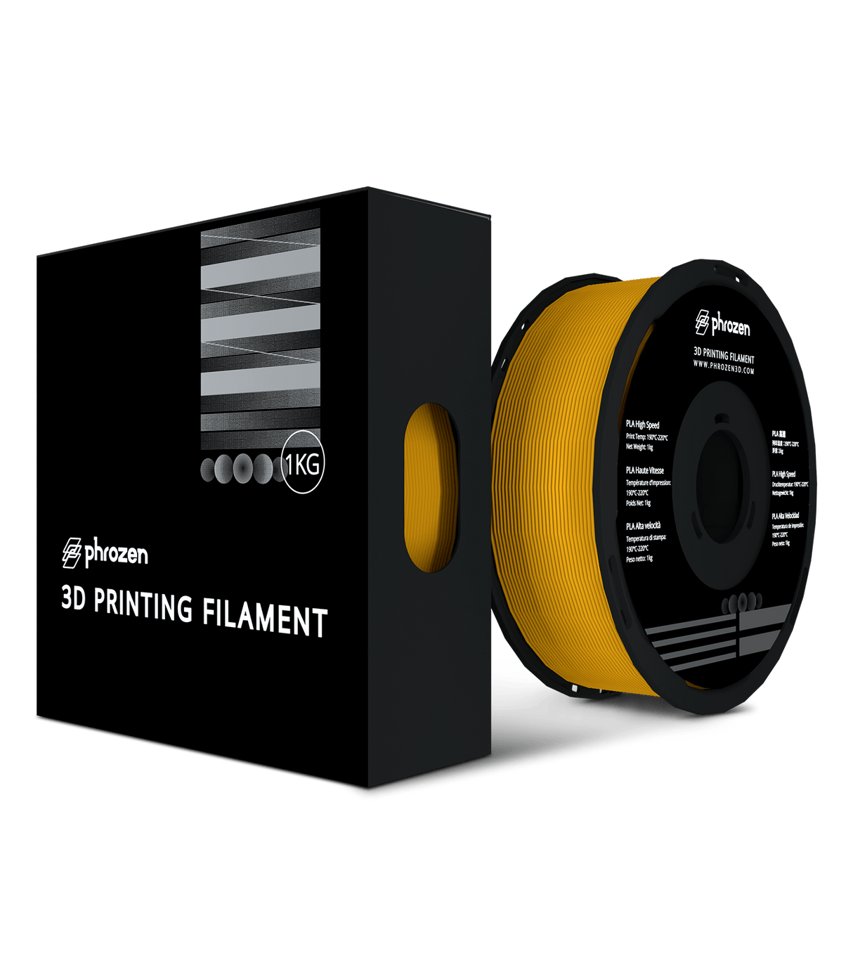 Phrozen High Speed PLA 1kg Yellow 3D Printing Filament Phrozen