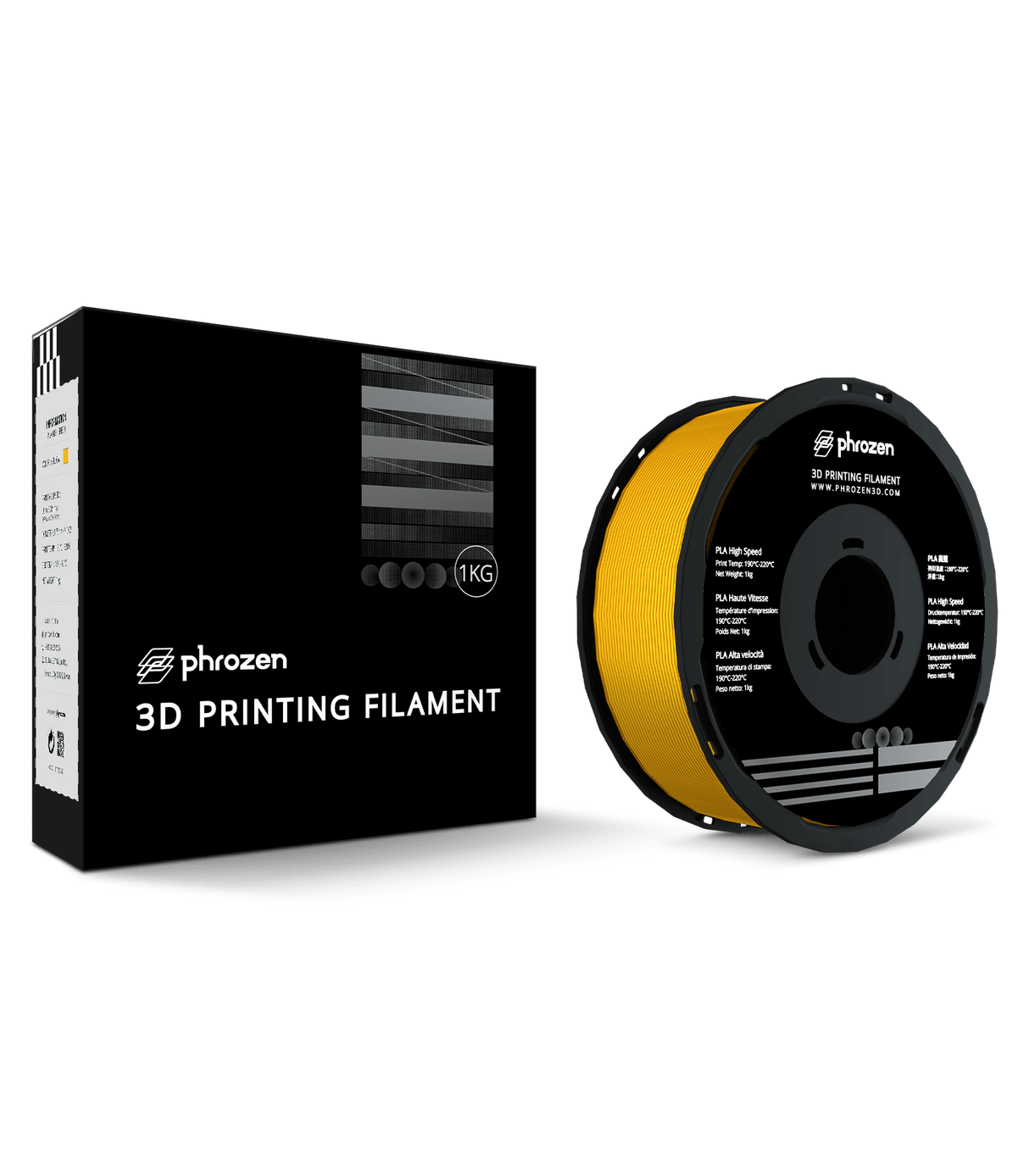 Phrozen High Speed PLA 1kg Yellow 3D Printing Filament Phrozen