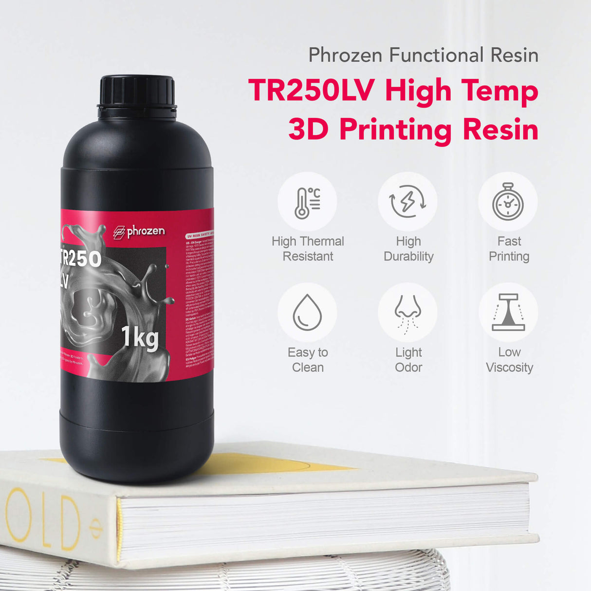 Phrozen - Phrozen High Temp TR250LV - 3d printing resin - 3D Cast