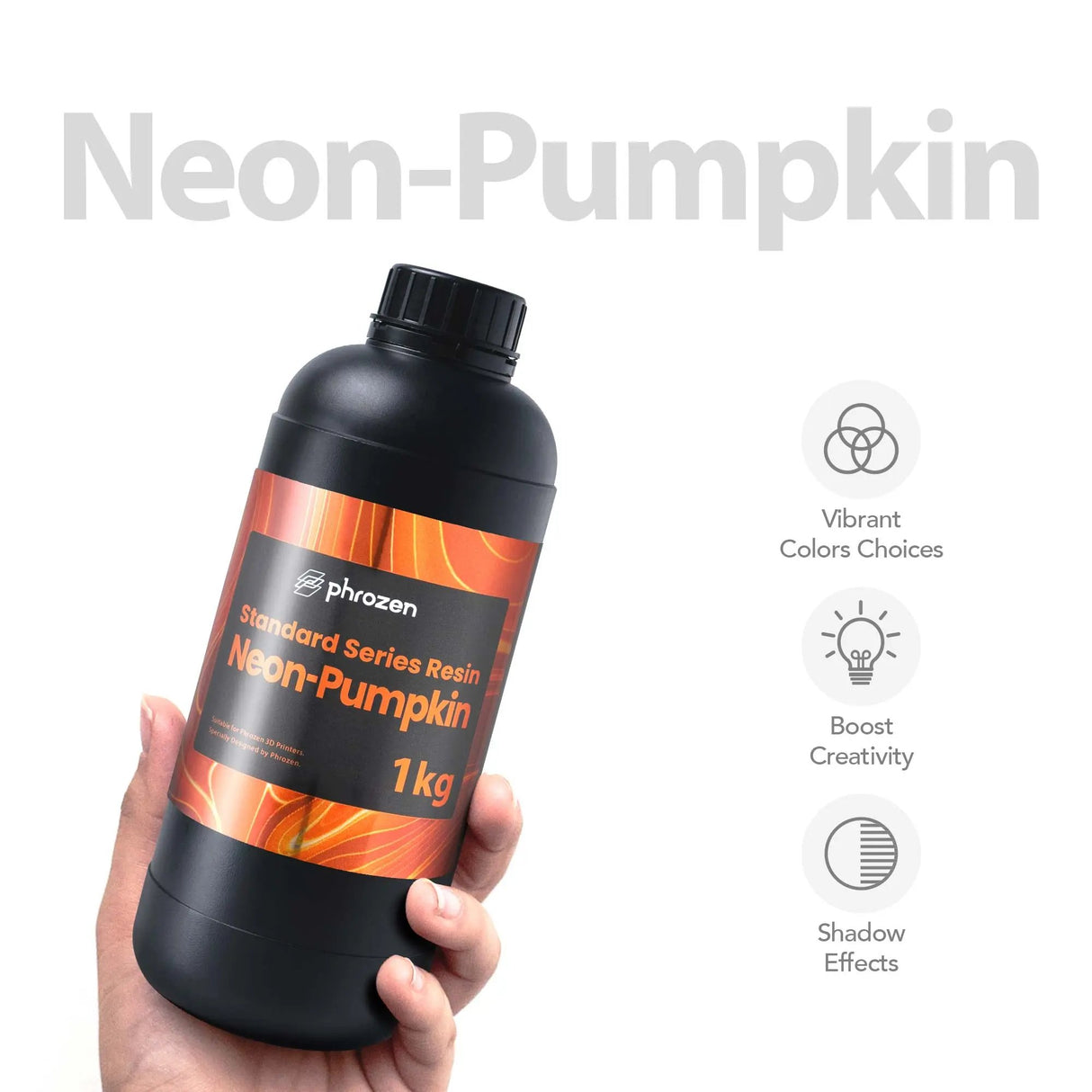 Phrozen Neon Pumpkin 3D Printer Resin Phrozen