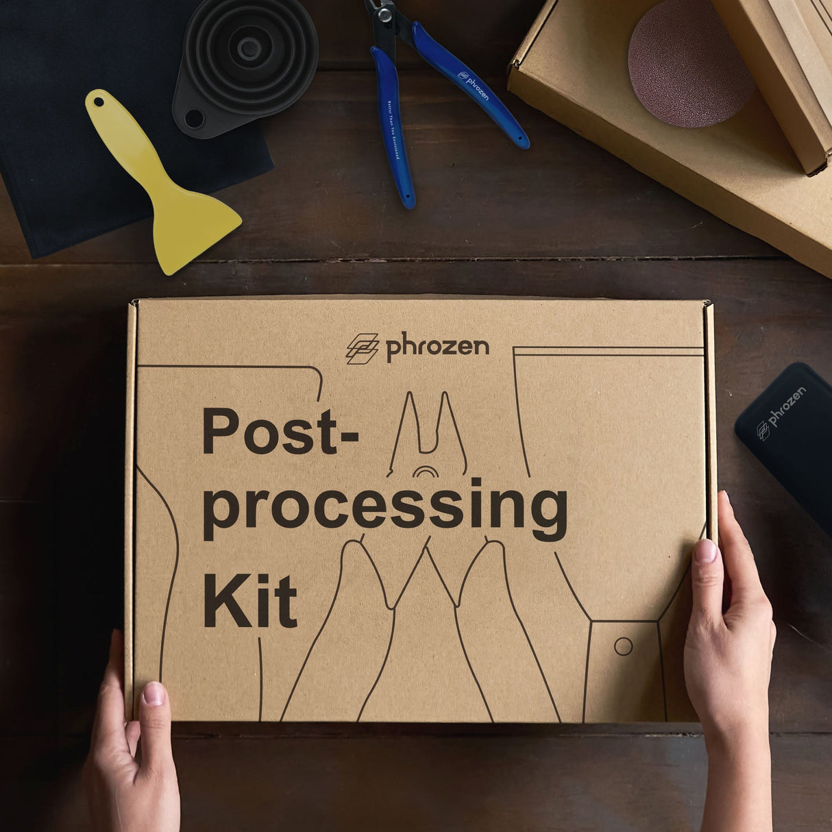 Phrozen - Phrozen Resin Post - Processing Kit - 3D Printing Accessories - 3D Cast