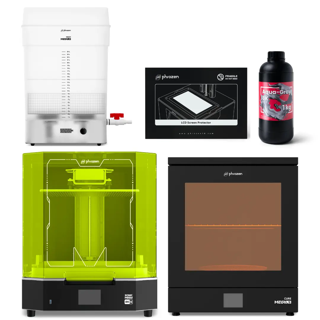 Phrozen Sonic Mega 8K S Resin 3D Printer Bundle C Phrozen