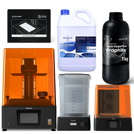 Phrozen Sonic Mighty 12K Resin 3D Printer Everything Starter Kit Phrozen