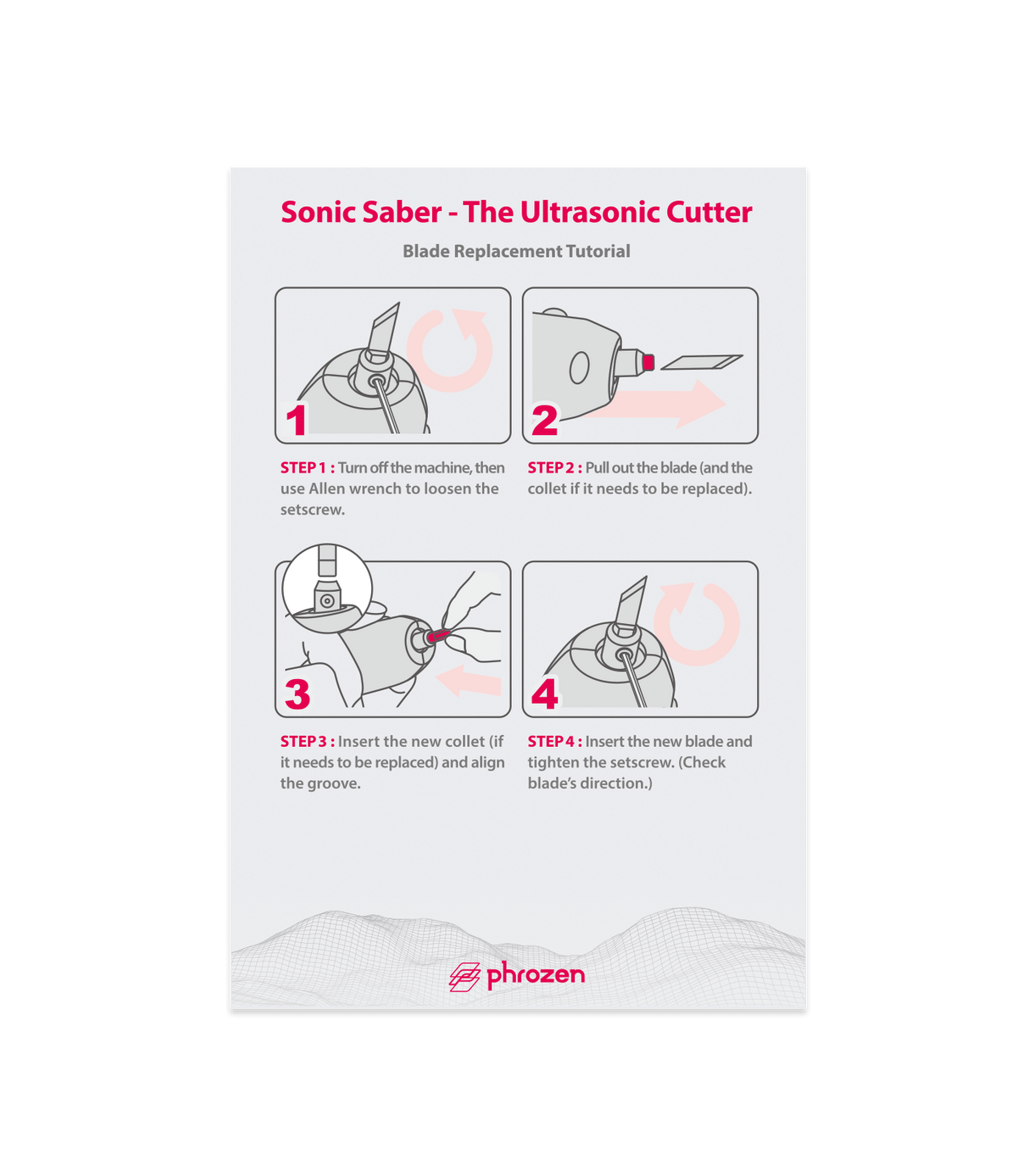 Phrozen Sonic Saber - Blade Replacement Kit Phrozen