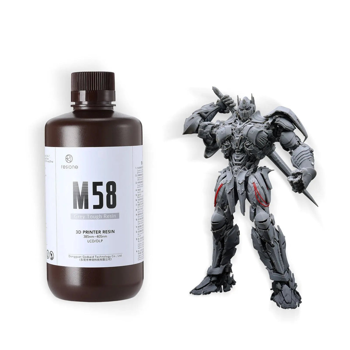 Resione M58 Gray Tough ABS Like 3D Printer Resin Resione
