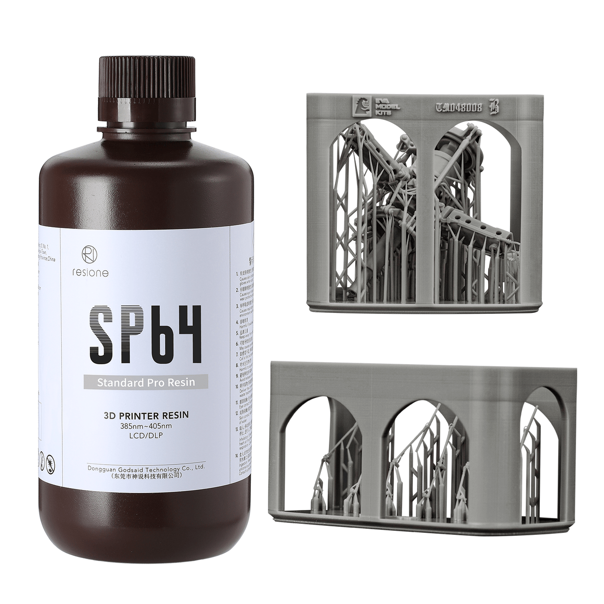 Resione - Resione SP64 Standard Pro Blue Gray 3D Printing Resin - 3D Printer Resin - 3D Cast