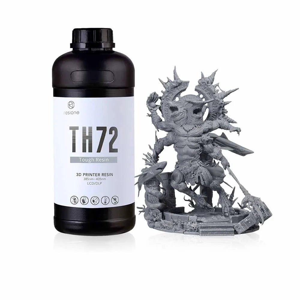 Resione - Resione TH - 72 Medium Gray 3D Printing Resin - 3D Printer Resin - 3D Cast