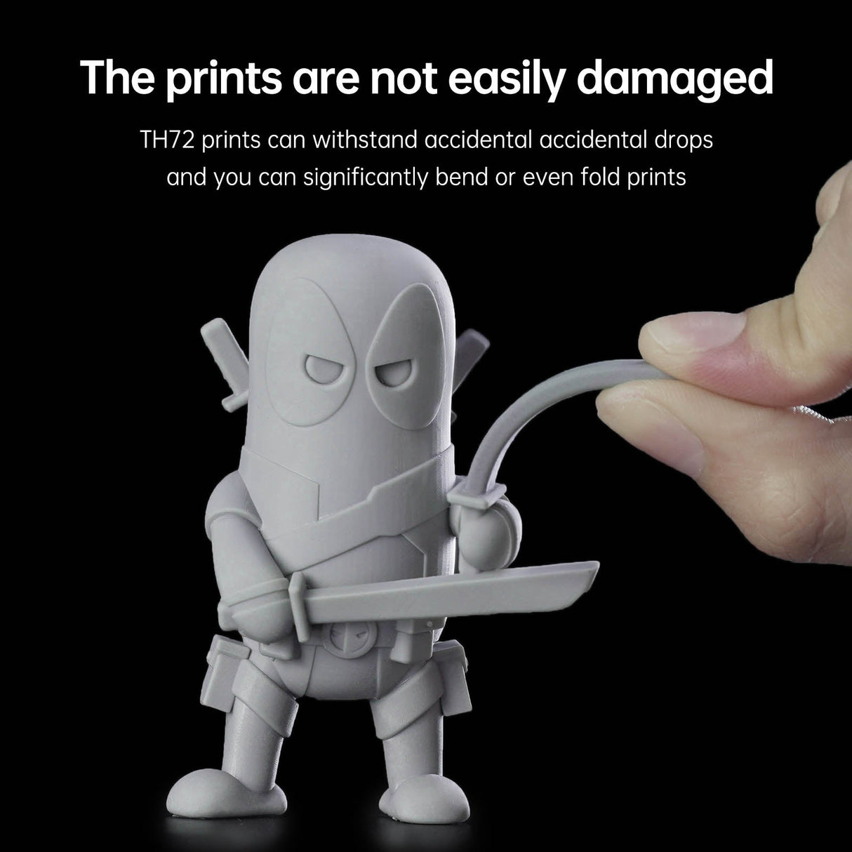 Resione - Resione TH - 72 Medium Gray 3D Printing Resin - 3D Printer Resin - 3D Cast
