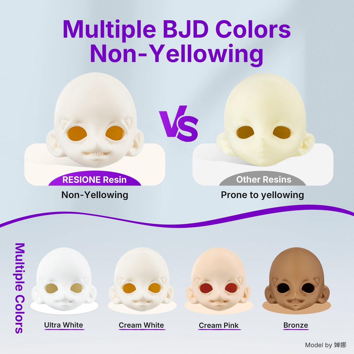 Resione - Resione TH - BJD Pink Cream 3D Printing Resin - 3D Printer Resin - 3D Cast