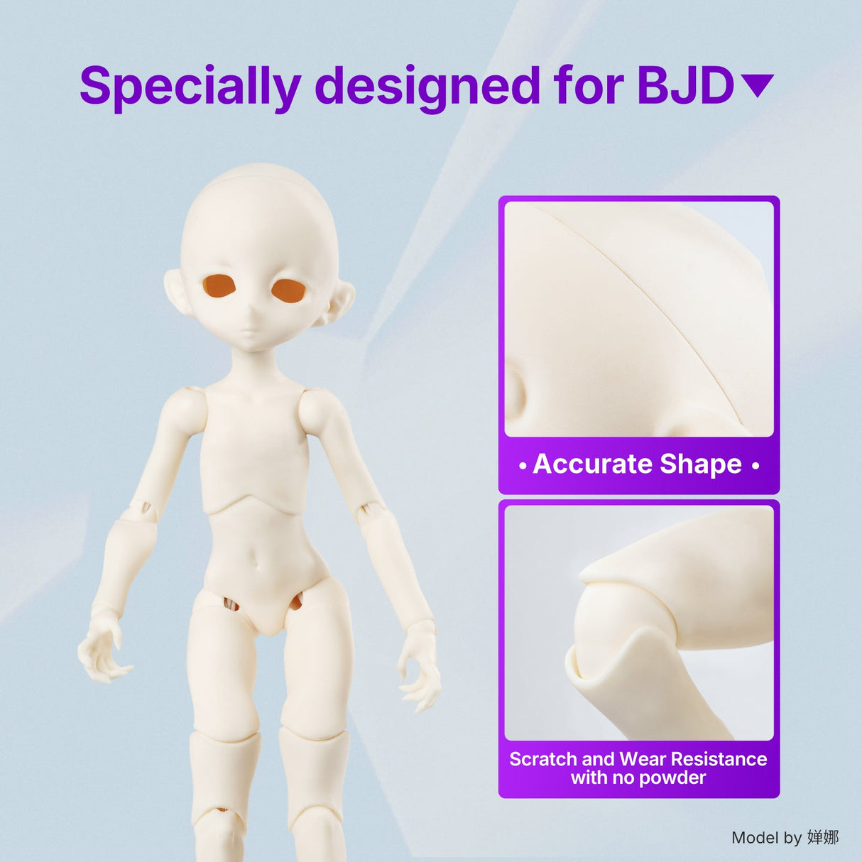 Resione - Resione TH - BJD Pink Cream 3D Printing Resin - 3D Printer Resin - 3D Cast