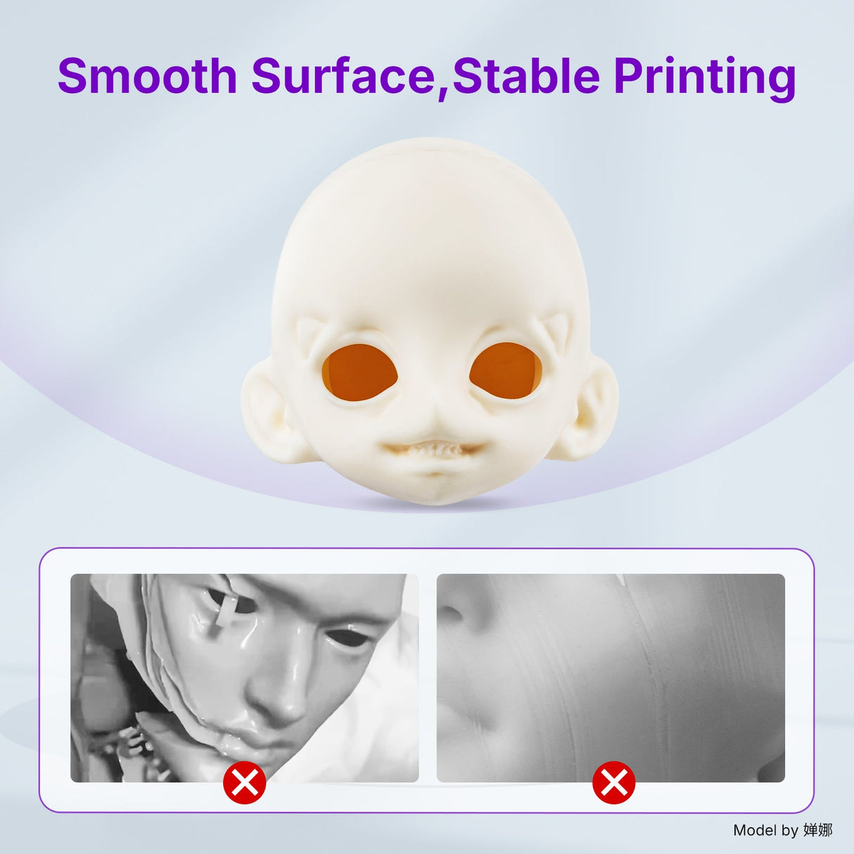 Resione - Resione TH - BJD Pink Cream 3D Printing Resin - 3D Printer Resin - 3D Cast
