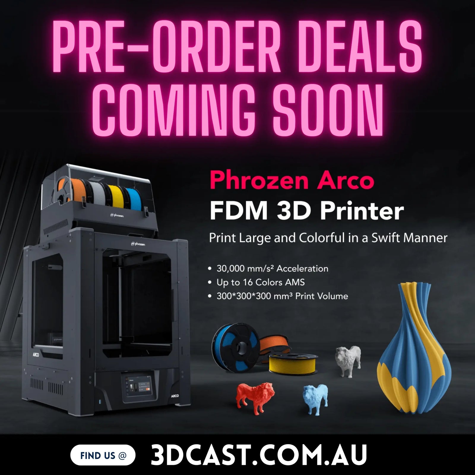 Phrozen ARCO FDM 3D Printer is coming to Australia - 3D Cast