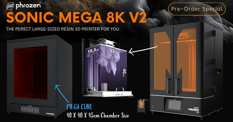 Phrozen Mega 8K V2 Series - 3D Cast