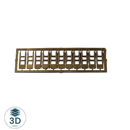 N Scale Brass Shunters steps -Plain