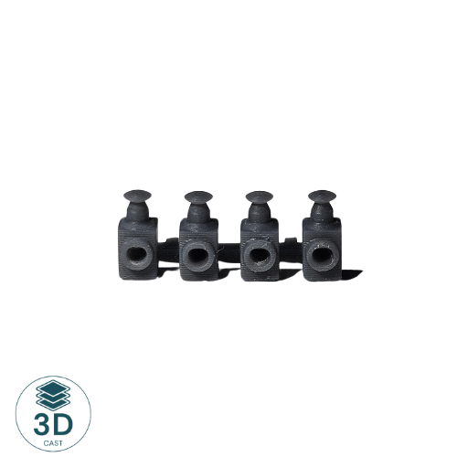 3D Cast - N Scale Single Sided Lens Guards Lamp - 3D Cast