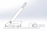 N Scale WSA point lever Normal Position with Crank left 4pce