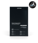 Front of the Phrozen tempered glass LCD screen protector box for Sonic Mighty 8K, 12K, Mighty Revo 14K, 16K, and 16K upgrade kit, listing features: anti fingerprint coating, 9H hardness, 0.2mm slim design, high light transmission, and 1.5D rounded edges.