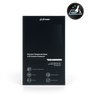 Front of the Phrozen tempered glass LCD screen protector box for Sonic Mighty 8K, 12K, Mighty Revo 14K, 16K, and 16K upgrade kit, listing features: anti fingerprint coating, 9H hardness, 0.2mm slim design, high light transmission, and 1.5D rounded edges.