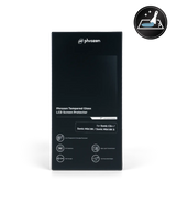 Front of the Phrozen tempered glass LCD screen protector box for Sonic CS+, Sonic Mini 8K, and Sonic Mini 8K S, listing features: anti fingerprint coating, 9H hardness, 0.2mm slim design, high light transmission, and 1.5D rounded edges.