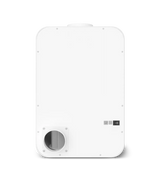 Rear view of the Phrozen Air Purifier Max showing the round exhaust duct outlet, power switch and control buttons.